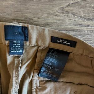 H&M Men's Slim Fit Brown Chinos size 33R